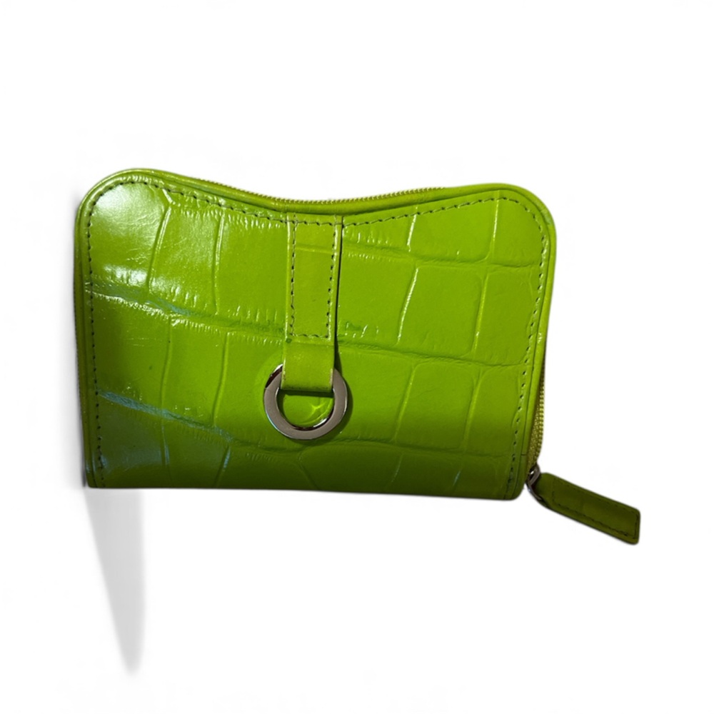Micheal Rome Green Croc Wallet